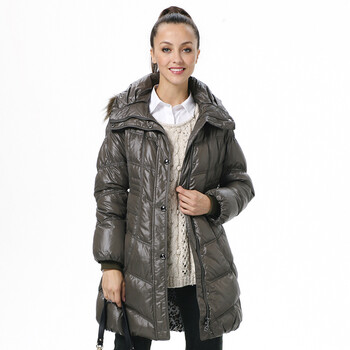 波司登羽绒服 女亮面修身翻领款 BR2114 315(深麦芽) 190/108A(XXXXL)