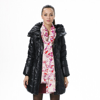 波司登羽绒服 女翻领修身泡泡袖款 BR2354 56(黑色) 190/108A(XXXXL)