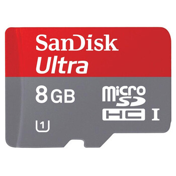 闪迪（SanDisk）Ultra至尊高速Micro-SDHC移动存储卡 8GB-Class10-UHS1-30MB/s （TF卡）新品中文包装