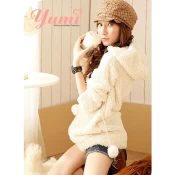 sibo斯柏 2012毛茸茸卫衣式卡哇伊 sibo0190 图片色 均码