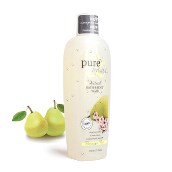 悠纯 Pure&Basic天然绿茶精华沐浴乳350ml(青梨香型)