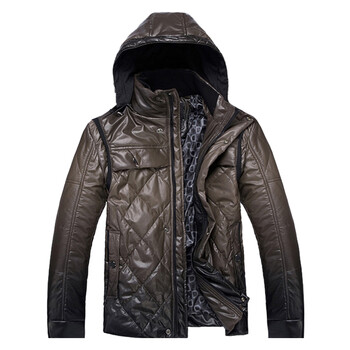 神州骆驼 2012新品 男款渐变色棉服 EC8835 卡其 XXXXL