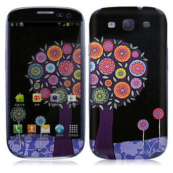 IdeaSkin 三星 I9300 Galaxy SIII / I9308 /I939 皮肤 紫树 外壳保护套皮贴膜 DCUD012145