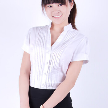 VERI GUDE 2012新款连体衬衣女士修身泡泡袖短袖白色连体衬衫 修身带底裤短袖衬衫女 白色 XXL