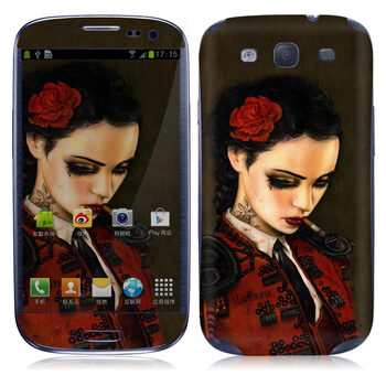 IdeaSkin 三星 I9300 Galaxy SIII/I9308/I939 西班牙女郎一 外壳保护套皮贴膜 DCUC692077