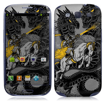 IdeaSkin 三星 I9300 Galaxy SIII/I9308/I939 降龙骑士 外壳保护套皮贴膜 DCUC081924