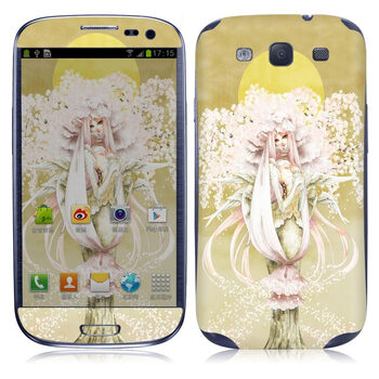 IdeaSkin 三星 I9300 Galaxy SIII/I9308/I939 樱花“日” 外壳保护套皮贴膜 DCUC061888