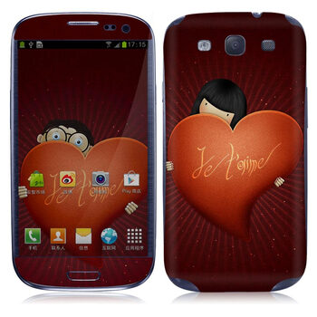 IdeaSkin 三星 I9300 Galaxy SIII/I9308/I939 恋爱男女 外壳保护套皮贴膜 DCUA750477