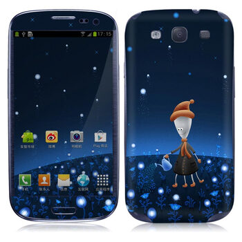 IdeaSkin 三星 I9300 Galaxy SIII/I9308/I939 小男孩浇花 外壳保护套皮贴膜 DCUA750486