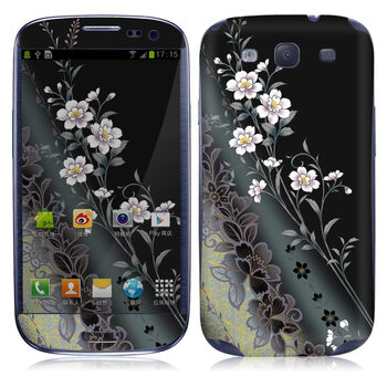 IdeaSkin 三星 I9300 Galaxy SIII/I9308/I939 奢华花束 外壳保护套皮贴膜 DCUA010285
