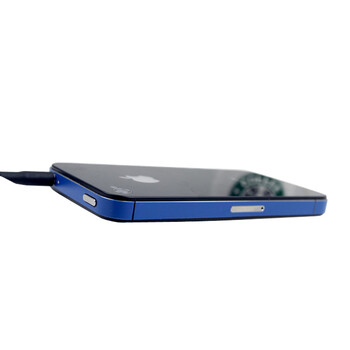SkinAT 苹果iPhone4/4S 边框贴膜 侧边贴 深蓝 iphone 4