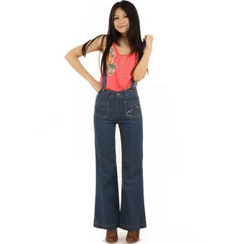 ThursdayIsland_韩国正品2012春夏女装背带裤TE1JE31AW 靛蓝色 M