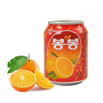 海太橙汁饮料 韩国进口食品 238ml*12