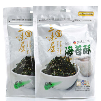 中国台湾三味屋原味海苔酥50g*2袋