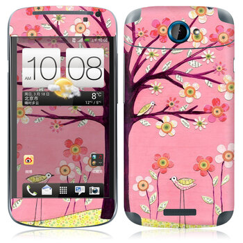 IdeaSkin HTC One S/Z560e 皮肤 粉红鸟树 外壳保护套皮贴膜 DBYD012146