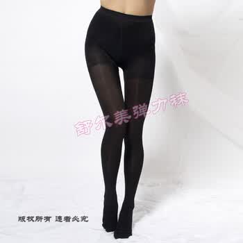 舒尔美循序减压280D夏季薄款连裤瘦腿袜,丝光冰爽燃脂瘦身收腹提臀塑身,打底美腿弹力袜 黑色 XL特大号