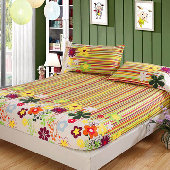 安意道床上用品120*200/150*200/180*200cm三个尺寸床用全棉单床笠ZN03 二十七号花型 120*200cm