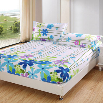 安意道床上用品120*200/150*200/180*200cm三个尺寸床用全棉单床笠ZN03 三十七号花型 120*200cm