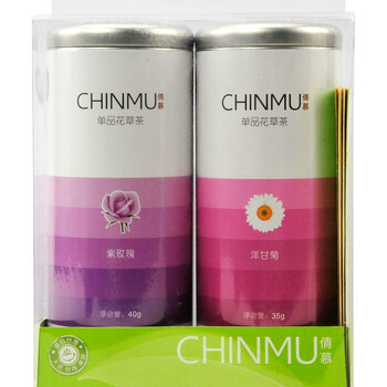 倩慕CHINMU 紫玫瑰花茶+洋甘菊花茶（礼盒装）