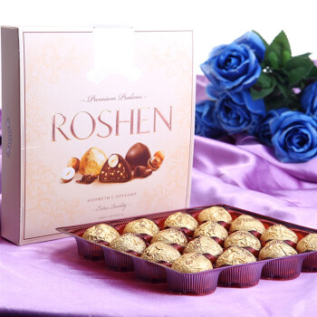 Roshen 如胜 奶油榛仁巧克力礼盒 16颗共232g