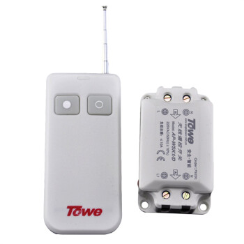 同为（Towe）AP-WSK1/D 安捷宝系列无线遥控开关 控制单路电源