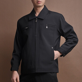 佐强2014夏装新品 <em>中年</em>男装夹克 <em>中年男夹克</em>衫