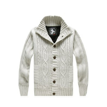 漫路2012<em>针织开衫</em> 英伦风复古扭花男毛衣 <em>加厚</em>