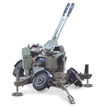 双35高射炮模型 高仿真金属军事模型 收藏级军