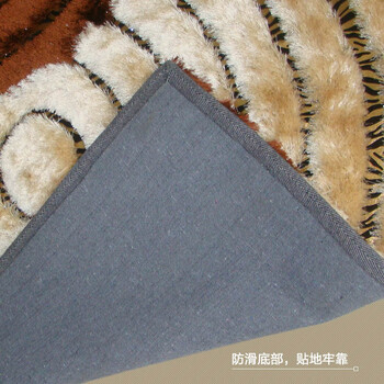 昕佳琪 客厅茶几卧室床边奢侈豪华驼咖色斑纹地毯 160*230CM