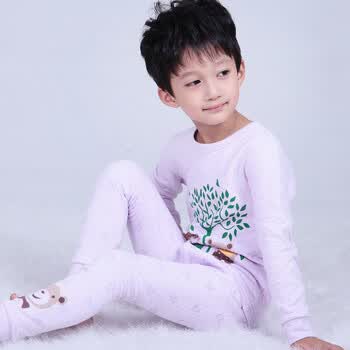 小虎宝儿童装 <em>男童保暖</em>内衣套装儿童<em>睡衣</em> 宝宝