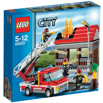 乐高lego 益智拼插积木 玩具 城市系列 火警救援l60003