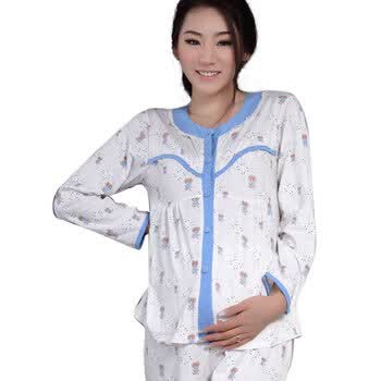 妈咪秘密卖火柴小女孩孕妇哺乳家居服套装纯棉