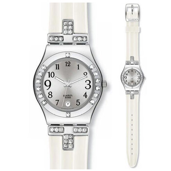 <em>斯沃琪</em>(<em>SWATCH</em>)<em>女士</em>石英<em>手表</em> YLS430(白色 