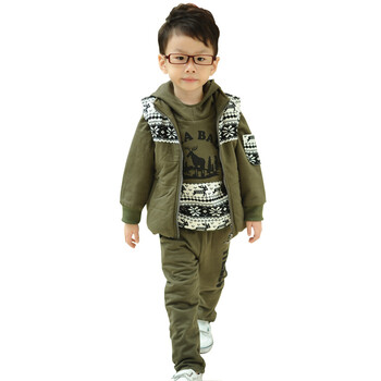 莎啦宝贝(Sarababy)童装秋冬款<em>男儿童马甲</em>+卫