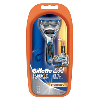 吉列 Fusion Proglide 锋隐 超顺动力 震动剃须刀（1刀头）