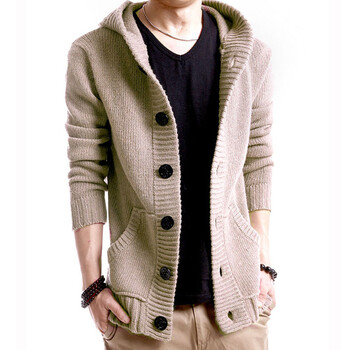 好衣府男装秋季<em>新款</em> <em>男士</em>休闲羊毛外套上衣混