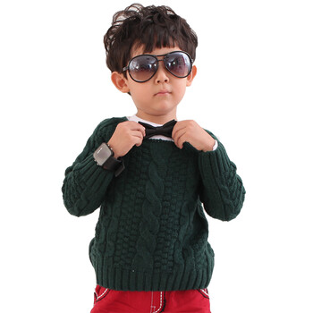 多多家男童春秋款<em>童装</em> 儿童针织<em>毛衣外套</em>麻花