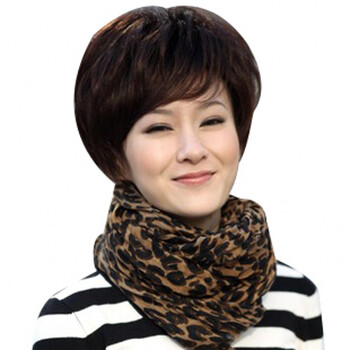 贝丽丝假发 <em>短发</em>女生bobo蓬松<em>发型妈妈</em>新款中