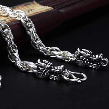 银项链男士霸气哪种好 白银项链牌子同款