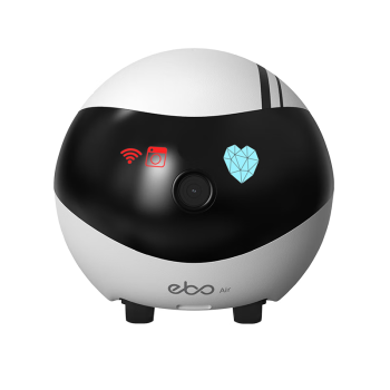 enabot EBO Air 宠物陪伴机器人 宠物远程监控摄像全屋移动摄像头 电子养宠逗猫 ebo机器人