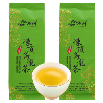 尚轩 冻顶乌龙茶 台湾原装进口 原味清香型 清甜回甘 高山茶 300g