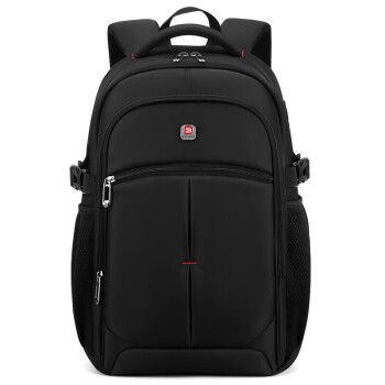 巴朗（BALANG）双肩包笔记本电脑包大学生书包运动包 黑色 普通版大号BLB2016
