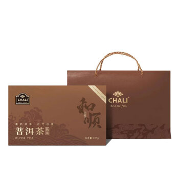 CHALI茶里礼品-普洱茶（熟茶）礼盒256g（128g×2罐）/盒
