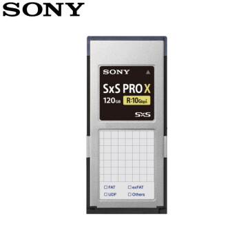 索尼（SONY）SBP-120G SXS Pro X存储卡 SXS卡专业摄像机存储卡 索尼SBP120F用于Z280V/Z280 X280摄像机