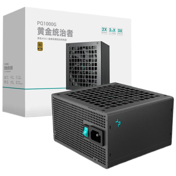 九州风神（DEEPCOOL）额定1000W 金牌ATX3.1全模组台式机电脑电源（日系主电容/压纹线/10年换新/PCIE5.1/PQ1000G）