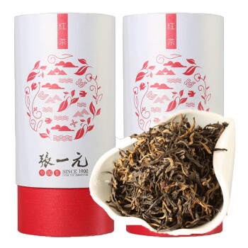 张一元 茶语系列红茶 100g*2 茶叶红茶 浓香型 滇红红茶 特级云南红茶