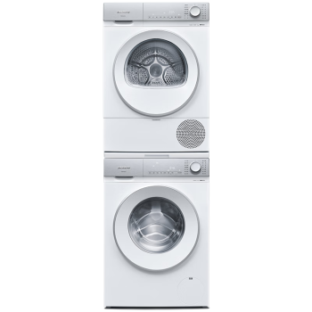 西门子（SIEMENS）小晶钻系列 洗烘套装 10kg智能除渍滚筒全自动洗衣机+10kg热泵烘干机 WG52H1U00W+WQ53H2000W