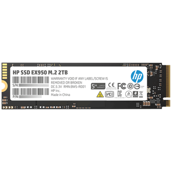 HP惠普 2TB SSD固态硬盘 M.2(NVMe PCIe 3.0×4) EX950系列2GB独立缓存助力AI读速3500MB/s