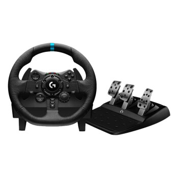 罗技 G923 赛车方向盘和踏板模拟器 仿真驾驶力反馈 电脑游戏极品飞车PS5地平线欧洲卡车 支持一件代发