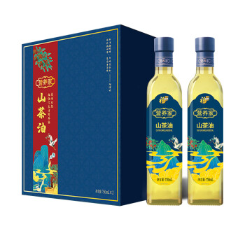 福临门营养家山茶油750ml*2瓶/盒